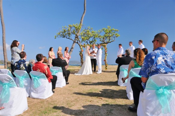 Arch & Chairs at Waialae Beach Park