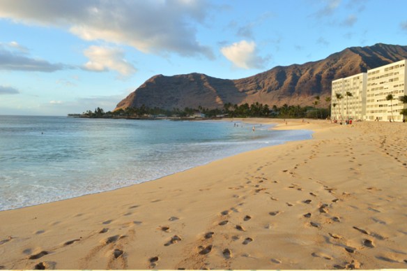 Secluded Waianae beach